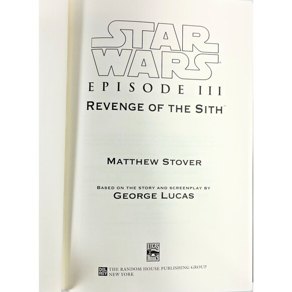 Star Wars Revenge of the Sith by Matthew Stover 2005 First Edition Hardback Book - Picture 5 of 9